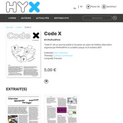 EDITIONS HYX