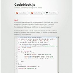 Codeblock.js by Filepicker.io