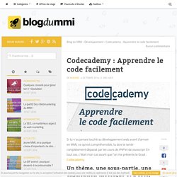 Codecademy : Apprendre le code facilement