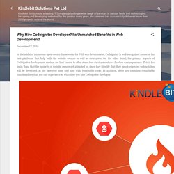 Codeigniter Development Services for PHP Frameworks