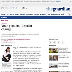 Young coders: ideas for change