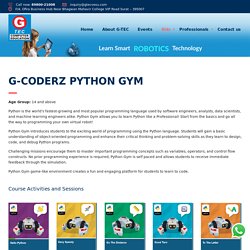 G-Coderz Python Gym in Surat Gujarat: Python Gym Tutorial - Python OpenAI Gym in Surat Gujarat