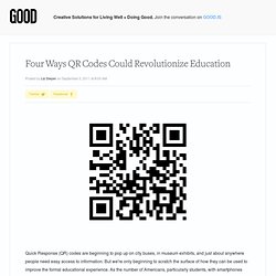 Four Ways QR Codes Could Revolutionize Education - Education