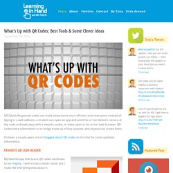 What’s Up with QR Codes: Best Tools & Some Clever Ideas