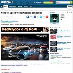 Need for Speed World: Códigos canjeables [Actualizado]