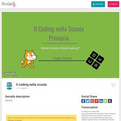 Il coding nella scuola by aaquilas on Genially