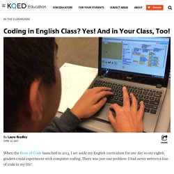 Coding in English Class? Yes! And in Your Class, Too!