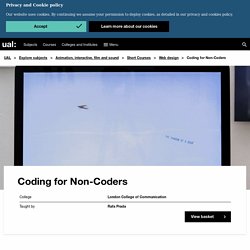 Coding for Non-Coders