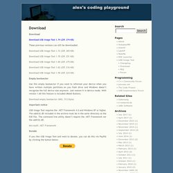 alex's coding playground » Download