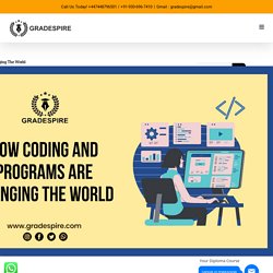 How Coding and Programs are Changing The World