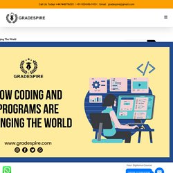 How Coding and Programs are Changing The World