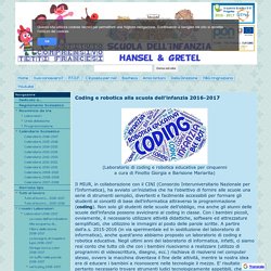 Coding alla scuola dell'infanzia - Scuola dell'Infanzia Hansel & Gretel
