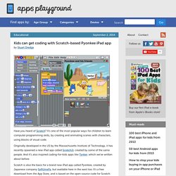 Kids can get coding with Scratch-based Pyonkee iPad app