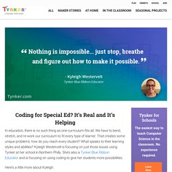 Coding for Special Ed? It’s Real and It’s Helping