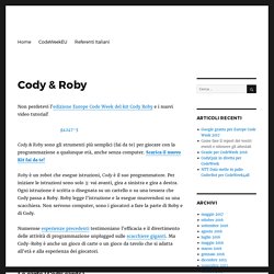 Cody & Roby – codeweek.it