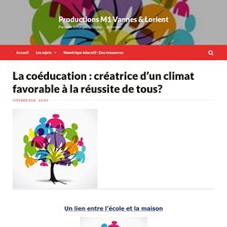 La coéducation : créatrice d’un climat favorable à la réussite de tous? – Productions M1 Vannes & Lorient