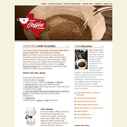 The Texas Coffee School Vacuum Siphon Brewing How-To Guide