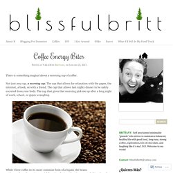 Coffee Energy Bites