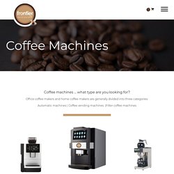 Coffee Machines - Our Range Available for Sale or Rental in South Africa