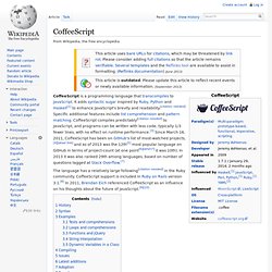 CoffeeScript
