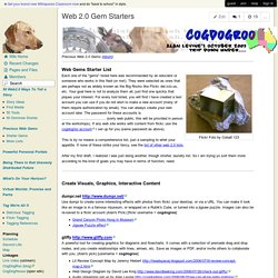 CogDogRoo - Web 2.0 Gem Starters