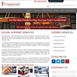 Legal Support Outsourcing Services