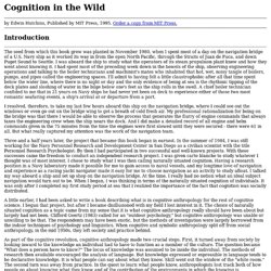 Cognition in the Wild