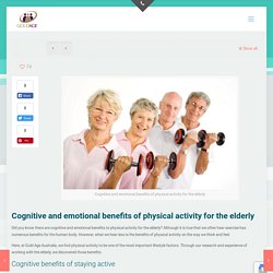 [WEB] The cognitive and emotional benefits of physical activity for the elderly