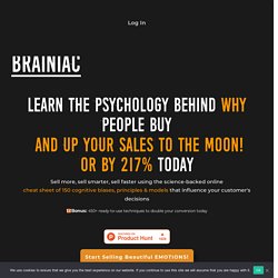 Brainiac 150+ Cognitive Bias in Marketing - Kickstart Side Hustle