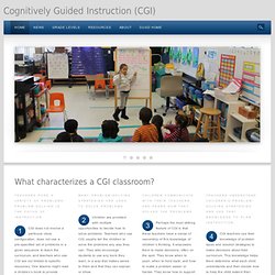 Cognitively Guided Instruction (CGI)