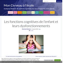 Les fonctions cognitives de l'enfant et leurs dysfonctionnements