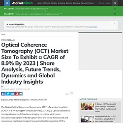 Optical Coherence Tomography (OCT) Market Size To Exhibit a CAGR of 8.9% By 2023