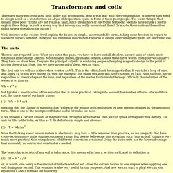 Coils and transformers
