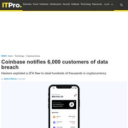 Coinbase notifies 6,000 customers of data breach