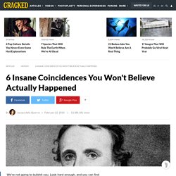 6 Insane Coincidences You Wont Believe Actually Happened