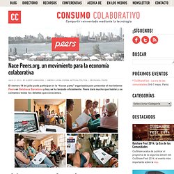 Nace Peers.org, un movimiento para la economía colaborativa