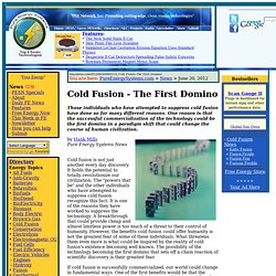 Cold Fusion - The First Domino