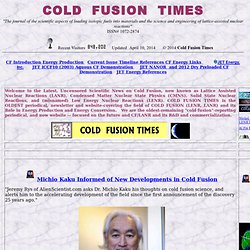 COLD FUSION TIMES