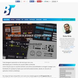 Super coleção de design de UI (User Interface) grátis - Bons Tutoriais