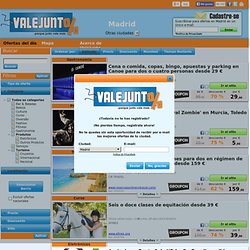 Compra Colectiva ValeJunto - ¡Todas las ofertas en un único sitio!