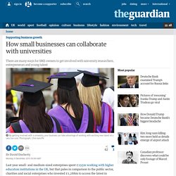 How small businesses can collaborate with universities