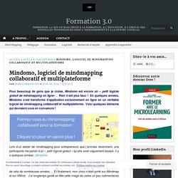 Mindomo, logiciel de mindmapping collaboratif et multiplateforme
