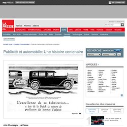 Publicité et automobile: Une histoire centenaire