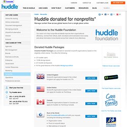 Charity Document Management & Charity Collaboration Tools - Huddle.com