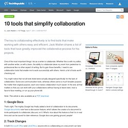 10 tools that simplify collaboration