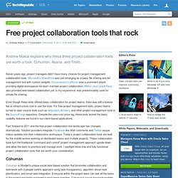 Free project collaboration tools that rock