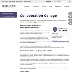 Collaboration College - Collaboration College - Lipscomb University