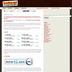 10 Collaborative Brainstorming Web Apps When You Work As A Group