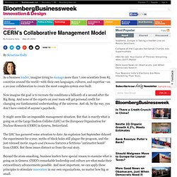 CERN's Collaborative Management Model