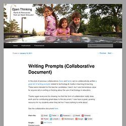 Writing Prompts (Collaborative Document)